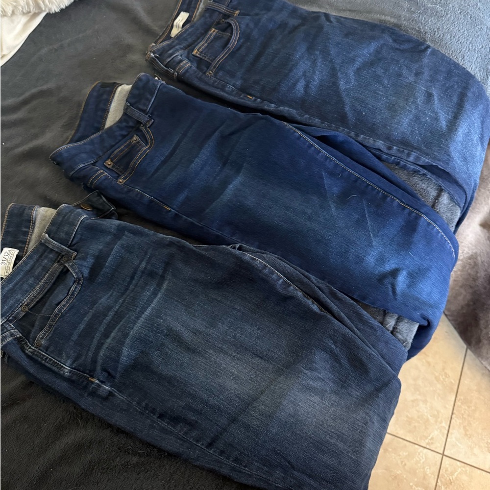GAP Women's Dark Blue Skinny Jeans